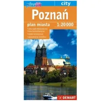 Plan miasta mapa Pozna� plastik