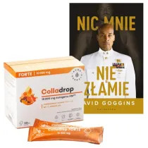 Pakiet: Nic mnie nie z�amie. Zapanuj nad swoim umys�em i pokonaj przeciwno�ci losu, Colladrop Forte kolagen morski 10000 mg Suplement diety