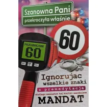 Karnet Urodziny 60