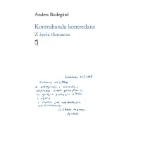 Kontrabanda kontredans. Z �ycia t�umacza