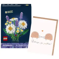 Pakiet Walentynkowy: Stokrotki 11508, Walentynka Dobrze �e je�te� + eko koperta