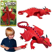 Dinozaur smok czerwony do rozcigania