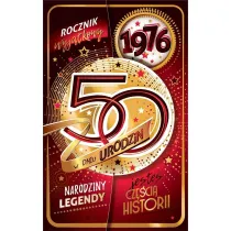 AbCard Kartka okoliczno�ciowa Urodziny 50