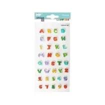 Mp Main Paper Naklejki 3D literki cyferki dinozaury