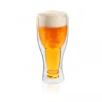 Vialli Design Szklanka do piwa z podwjn ciank Amo 20313 350 ml