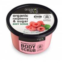 Organic Shop Organic Raspberry & Sugar Body Scrub peeling do ciała o zapachu maliny 250 ml