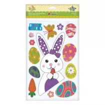 Titanum Dekoracje elektrostatyczne Wielkanoc 14 szt.