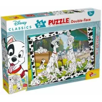 Puzzle dwustronne 24 el. Klasyka Disney Lisciani