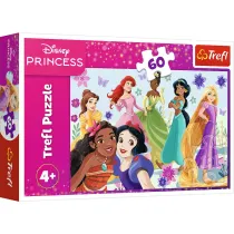 Puzzle 60 el. Ksie�niczki w akcji Trefl
