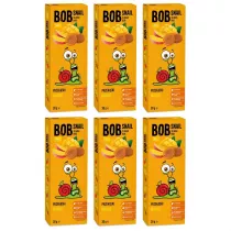 Bob Snail Przekska mango bez dodatku cukru Zestaw 6 x 30 g
