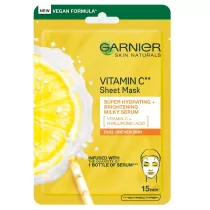 Garnier Skin Naturals Vitamic C Sheet Mask maska do twarzy na tkaninie 28 g