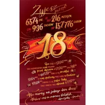 AbCard Kartka okoliczno�ciowa Urodziny 18 ST05