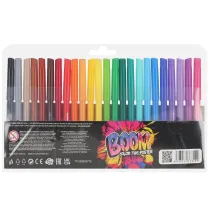 Pisaki 24 kolory zmywalne Boom etui KOH-I-NOOR 771022BD07