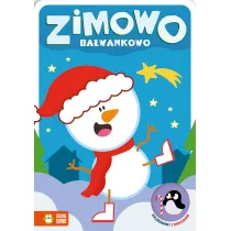 Zimowo ba�wankowo. Kolorowanki z naklejkami