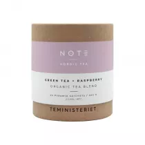 Teministeriet Note Green Tea Raspberry Organic Herbata zielona 20 x 1.5 g