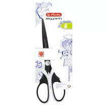 Herlitz Noyczki My Pen czarno-biae dla leworcznych 17 cm