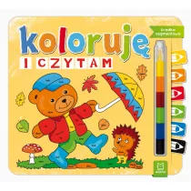 KOLORUJ I CZYTAM. KREDKA SEGMENTOWA