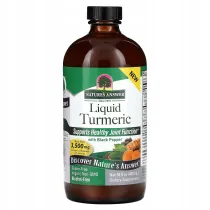 Natures Answer Turmeric with Black Pepper - Kurkuma + Czarny pieprz Suplement diety 480 ml
