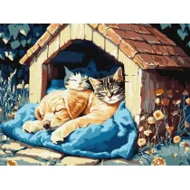 Ideyka Malowanie po numerach - Cisza czasu 30x40cm