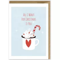 Cardie Kartka Bo�e Narodzenie All I want... + eko koperta
