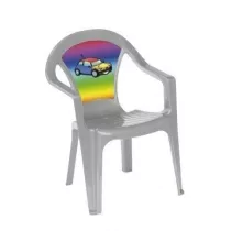 Krzeseko plastikowe pastel szary 3Toysm