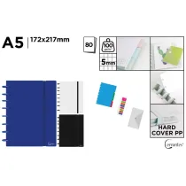 Mp Main Paper Zeszyt na spirali A5/80K kratka MIX