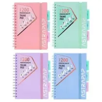 Ko�ozeszyt B5/100k PP Pastel mix ASTRA