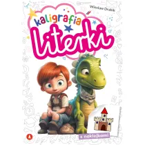 Ksi��ka edu. A4  Naklejki Kaligrafia. Literki SKRZAT 076943