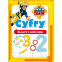 Straak Sam Cyfry. Zabawy z naklejkami