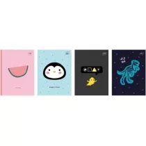 Interdruk Zeszyt A5 Shapes trzy linie 16 kartek