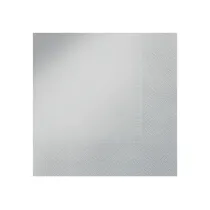 MFP Serwetki jednokolorowe srebrne 33x33 SDL552407