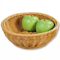 Kesper Pleciony okrgy koszyk na pieczywo i owoce 24 cm
