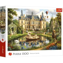 Puzzle 1500 Pa�ac nad wod� TREFL