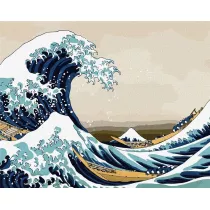 Ideyka Malowanie po numerach - Wielka fala 40x50cm
