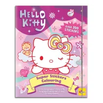 Hello Kitty - kolorowanka z naklejkami
