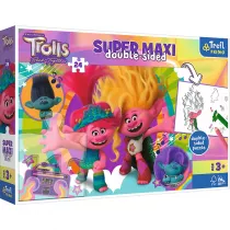 Puzzle Super Maxi 24 el. Wesoy dzie Trolli Trefl