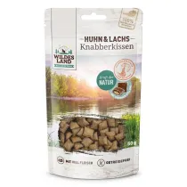 Wildes Land CAT Knabbberkissen Huhn Lachs - przysmaki dla kota 50 g