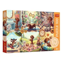 Puzzle 100 D�ugi dzie� jamnika TREFL