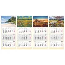 Panta Plast Kalendarz 2026 tr�jdzielny 1szt.mix