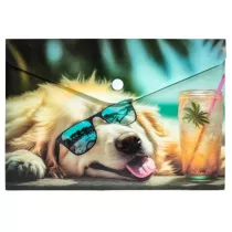 Centrum Koperta A5 PP na nap� z nadrukiem Chillout Dog