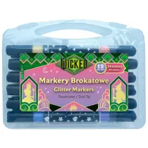 Beniamin Markery brokatowe dwustronne 12 szt Wicked