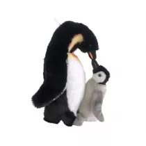 Pingwin z m�odym 28cm Dubi