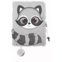 St. Majewski Pamitnik z kdk 3D wochacz A5 Szop pracz/Raccoon linia 96 kartek