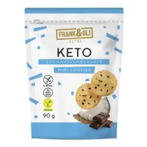 Frank&Oli Mini ciasteczka o smaku kokosa i czekolady 90 g