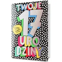 Karnet okazjonalny B6 z kopert� 17 Urodziny PAN DRAGON STAR-146