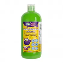 Strigo Farba plakatowa w butelce jasnozielona 500 ml jasnozielona