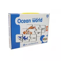 Puzzle edukacyjne 10 el. Ocean LeanToys