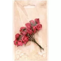 Galeria Hobby Kwiaty papierowe r�owe 12 szt.