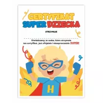 LearnHow Certyfikat A4 Super Dziecka - Dziewycznka 10 szt.