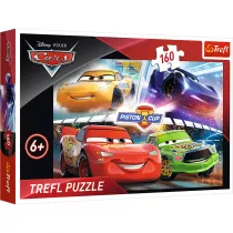 Puzzle 160 el. Zwyciski wycig. Cars 3 Trefl